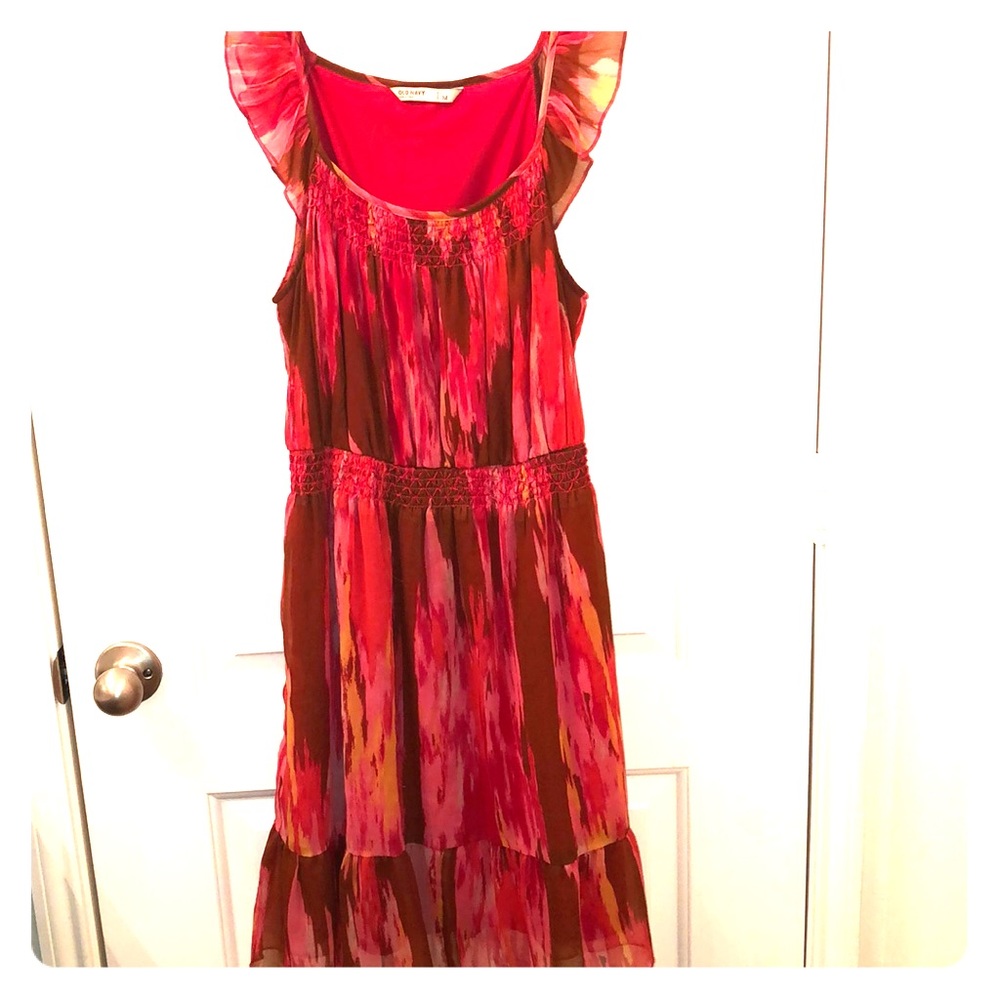 Dress -On Shoulder Ruffled Sleeve
